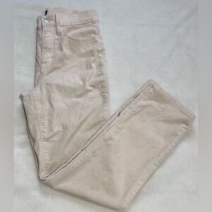 J crew corduroy cream colored pants​​​